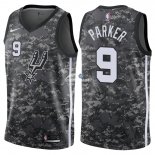 Camisetas NBA de Tony Parker San Antonio Spurs Nike Camuflaje Ciudad 17/18