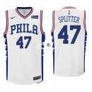 Camisetas NBA de Tiago Splitter Philadelphia 76ers Blanco 17/18