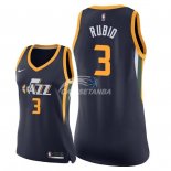 Camisetas NBA Mujer Ricky Rubio Utah Jazz Marino Icon