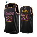 Camisetas NBA Edición ganada Los Angeles Lakers LeBron James Negro 2020-21