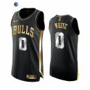 Camiseta NBA de Coby White Chicago Bulls Negro Oro 2020-21