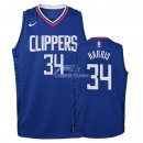 Camisetas de NBA Ninos Los Angeles Clippers Tobias Harris Azul Icon 2018