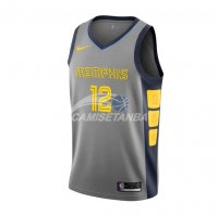 Camisetas de NBA Ninos Memphis Grizzlies Yuta Watanabe Nike Gris Ciudad 18/19