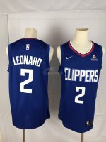 Camisetas NBA de Kawhi Leonard Los Angeles Clippers Azul Icon 2019/20