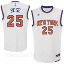 Camisetas NBA de Derrick Rose New York Knicks Blanco