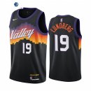 Camisetas NBA Nike Phoenix Suns NO.19 Gabriel Lundberg Negro Ciudad 2022