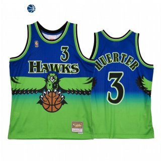 Camisetas NBA Atlanta Hawks Kevin Huerter Reload 2.0 Azul Hardwood Classics