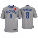 Camisetas NBA de Manga Corta Spencer Dinwiddie Brooklyn Nets Gris 17/18