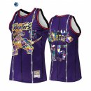 Camisetas NBA Toronto Raptors NO.15 Vince Carter 75th Diamante Purpura Throwback 2022