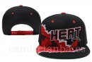 Snapbacks Caps NBA De Miami Heat Negro Rojo Blanco