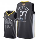 Camisetas NBA Golden State Warriors Zaza Pachulia 2018 Finales Negro Statement Parche
