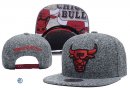 Snapbacks Caps NBA De Chicago Bulls Gris NO.06