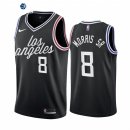 Camisetas NBA Nike Los Angeles Clippers NO.8 Marcus Morris Sr. Negro Ciudad 2022-23