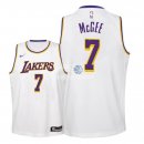 Camisetas de NBA Ninos Los Angeles Lakers JaVale McGee Blanco Association 18/19