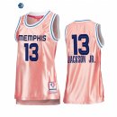 Camisetas NBA Mujer Memphis Grizzlies NO.13 Jaren Jackson 75th Aniversario Rosa Oro 2022