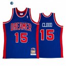 Camisetas NBA Detroit Pistons NO.15 Cloud J.Cole Azul Throwback 2022