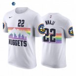 T-Shirt NBA Denver Nuggets Zeke Nnaji Blanco Ciudad 2020