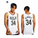 Camisetas NBA de New Orleans Pelicans Daulton Hommes 75th Blanco Ciudad 2021-22