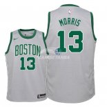 Camiseta NBA Ninos Boston Celtics Marcus Morris Nike Gris Ciudad 2018