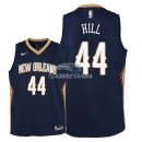 Camisetas de NBA Ninos New Orleans Pelicans Solomon Hill Marino Icon 2018