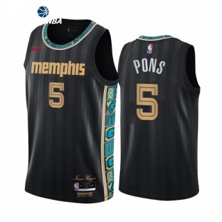 Camisetas NBA de Memphis Grizzlies Yves Pons Nike Negro Ciudad 2021