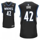 Camisetas NBA de Kevin Love Minnesota Timberwolves Negro