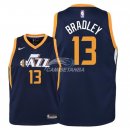 Camisetas de NBA Ninos Utah Jazz Tony Bradley Marino Icon 2018