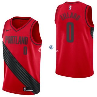 Camisetas NBA de Damian Lillard Portland Trail Blazers Rojo Statement 17/18