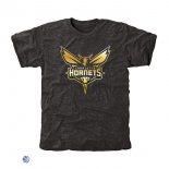 Camisetas NBA Charlotte Hornets Negro Oro