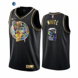 Camisetas NBA Nike Boston Celtics NO.8 Derrick White Negro Diamante 2022