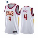 Camisetas NBA de Cleveland Cavaliers Quinn Cook Nike Blanco Association 2021