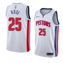 Camisetas NBA De Detroit Pistons Derrick Rose Blanco Association 2019-20