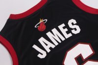 Camisetas NBA Mujer LeBron James Miami Heat Negro