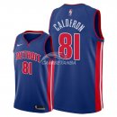 Camisetas NBA de Jose Calderon Detroit Pistons Azul Icon 18/19