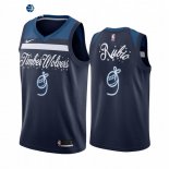 Camisetas NBA 2020 Navidad Minnesota Timberwolvs Ricky Rubio Marino