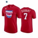 T-Shirt NBA Brooklyn Nets Kevin Durant Rojo 2020-21