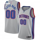 Camisetas NBA Detroit Pistons Personalizada Gris Statement 2020