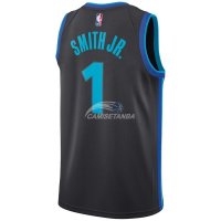 Camisetas NBA de Dennis Smith Jr Dallas Mavericks Nike Antracita Ciudad 18/19