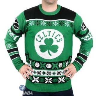NBA Unisex Ugly Sweater Boston Celtics Verde