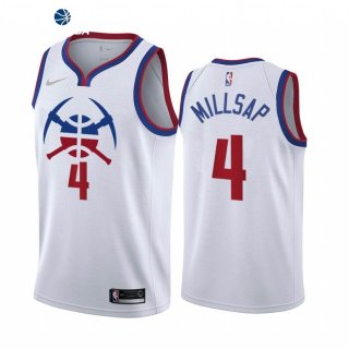 Camisetas NBA Edición ganada Denver Nuggets Paul Millsap Blanco 2020-21