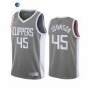 Camisetas NBA Edición ganada Los Angeles Clippers Keon Johnson Gris 2021-22