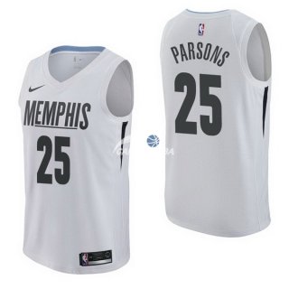 Camisetas NBA de Chandler Parsons Memphis Grizzlies Nike Blanco Ciudad 17/18