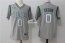 Camisetas NBA de Manga Corta Jayson Tatum Boston Celtics Gris