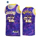 Camisetas NBA de Los Angeles Lakers James Worthy Select Series Purpura Camuflaje 2021