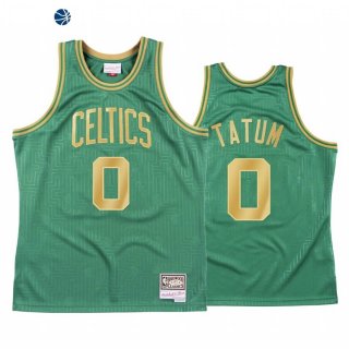 Camisetas NBA Boston Celtics Jayson Tatum Verde Throwback 2020