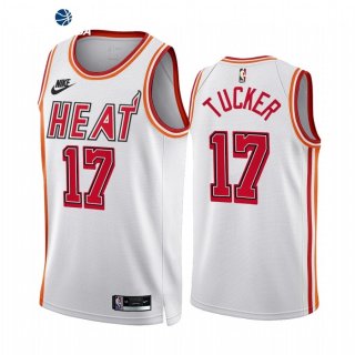 Camisetas NBA Nike Miami Heat NO.17 P.J. Tucker Blanco Classic 2022-23