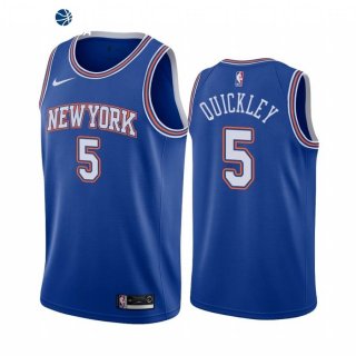 Camiseta NBA de Immanuel Quickley New York Knicks Azul Statement 2020-21