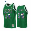 Camisetas NBA Boston Celtics NO.14 Bob Cousy 75th Aniversario Verde Throwback 2022