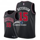Camisetas NBA de Chandler Hutchison Chicago Bulls Negro Statement 17/18