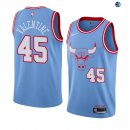 Camisetas NBA de Denzel Valentine Chicago Bulls Nike Azul Ciudad 19/20